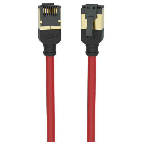 Kordz PRS Slim Profile Cat6A Patch Cord 7.5m (Red)