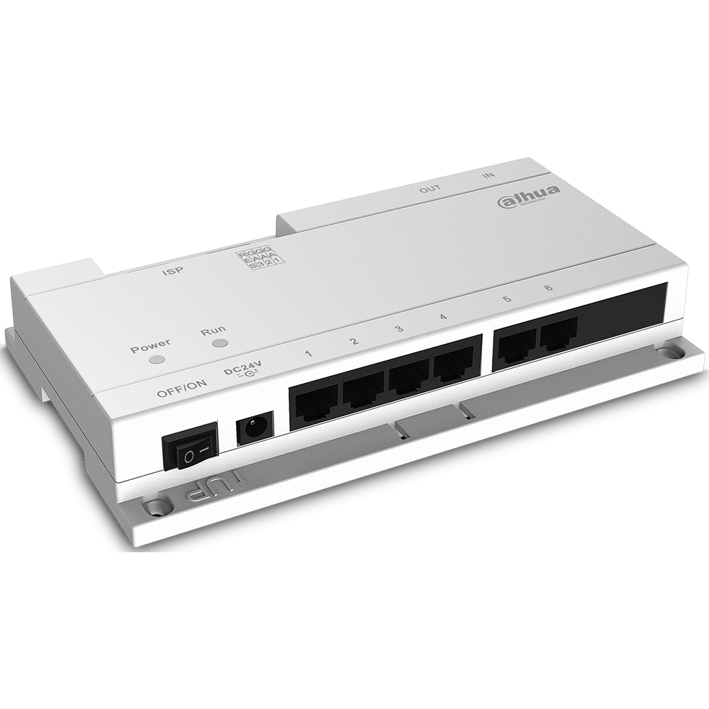 Dahua 24V POE 6 way Switch for Intercoms