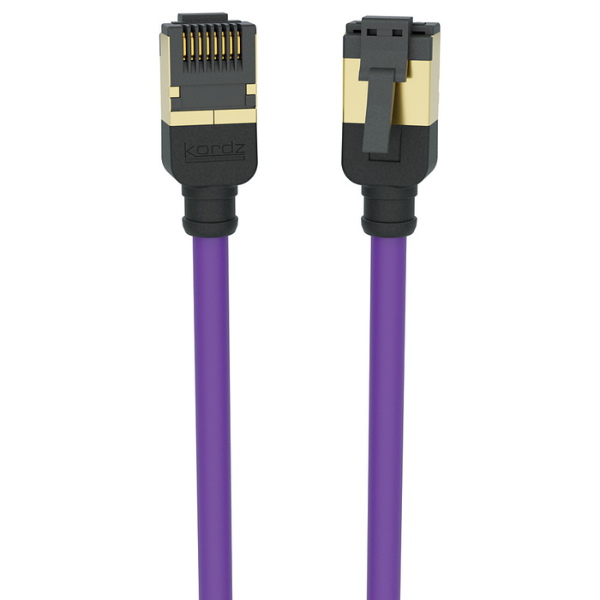 Kordz PRS Slim Profile Cat6A Patch Cord 4m (Purple)