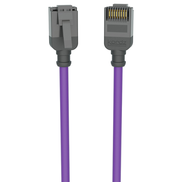 Kordz PRO Slim Profile Cat6 Patch Cord 7.5m (Purple)