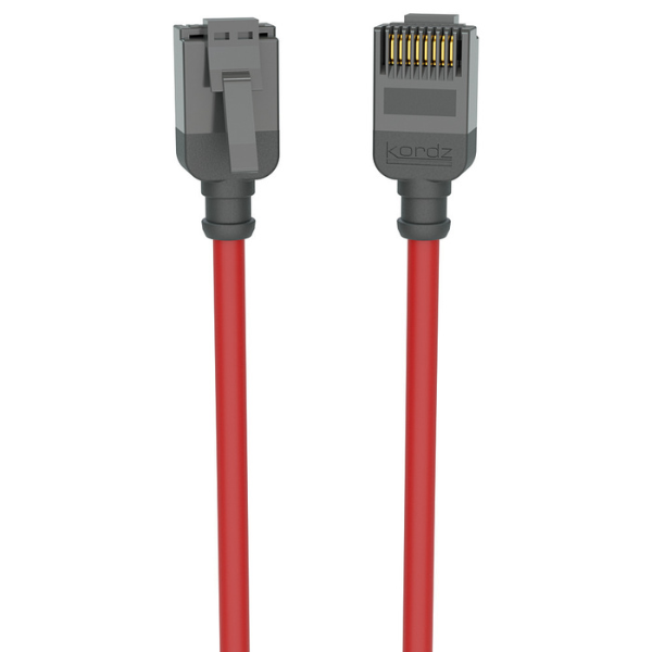 Kordz PRO Slim Profile Cat6 Patch Cord 7.5m (Red)